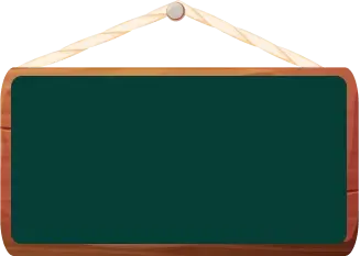 Quadro de lousa decorativo